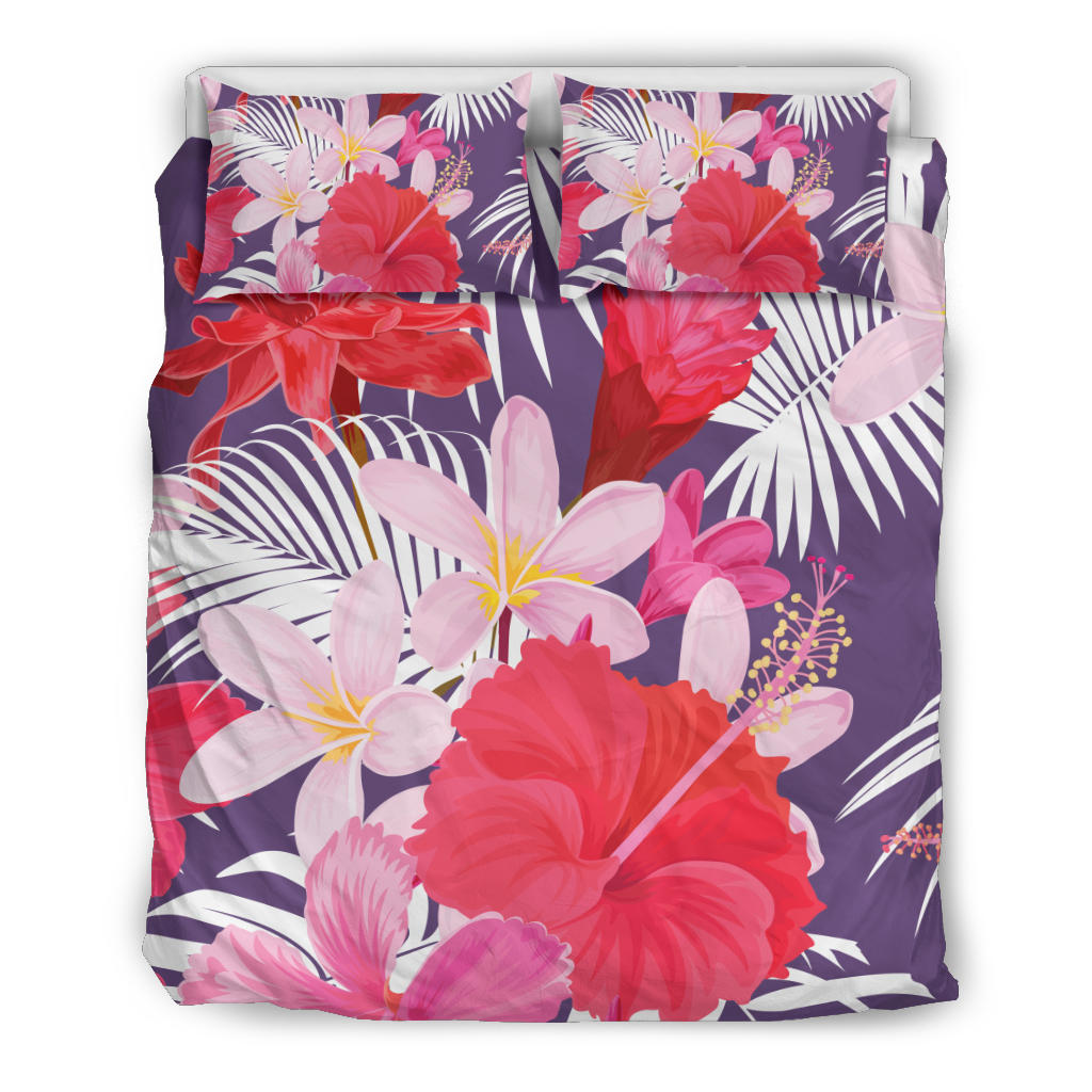 Pink Flowers Bedding Set
