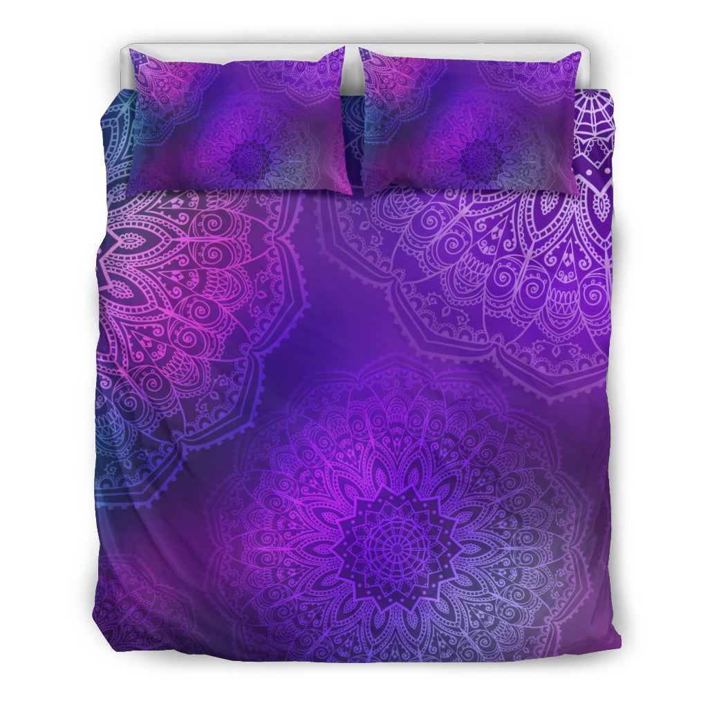 Purple Mandalas Bedding Set