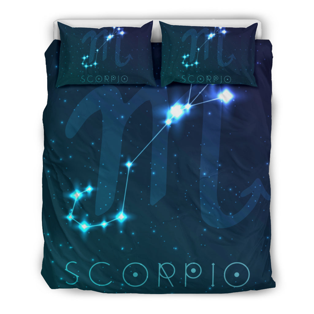Scorpio Zodiac Bedding Set