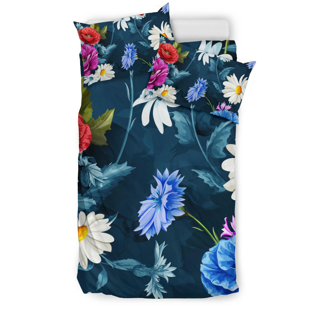 Colorful Flowers Bedding Set