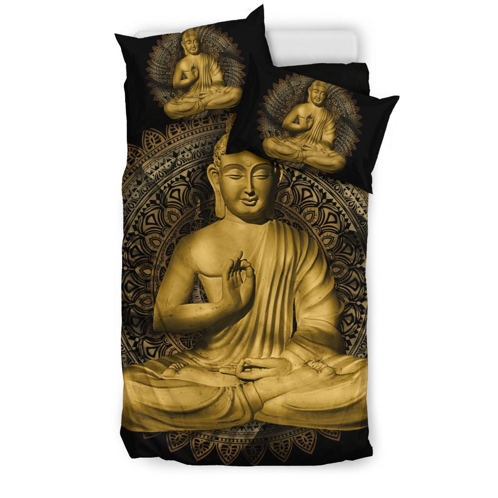 Buddha Statue Bedding Set