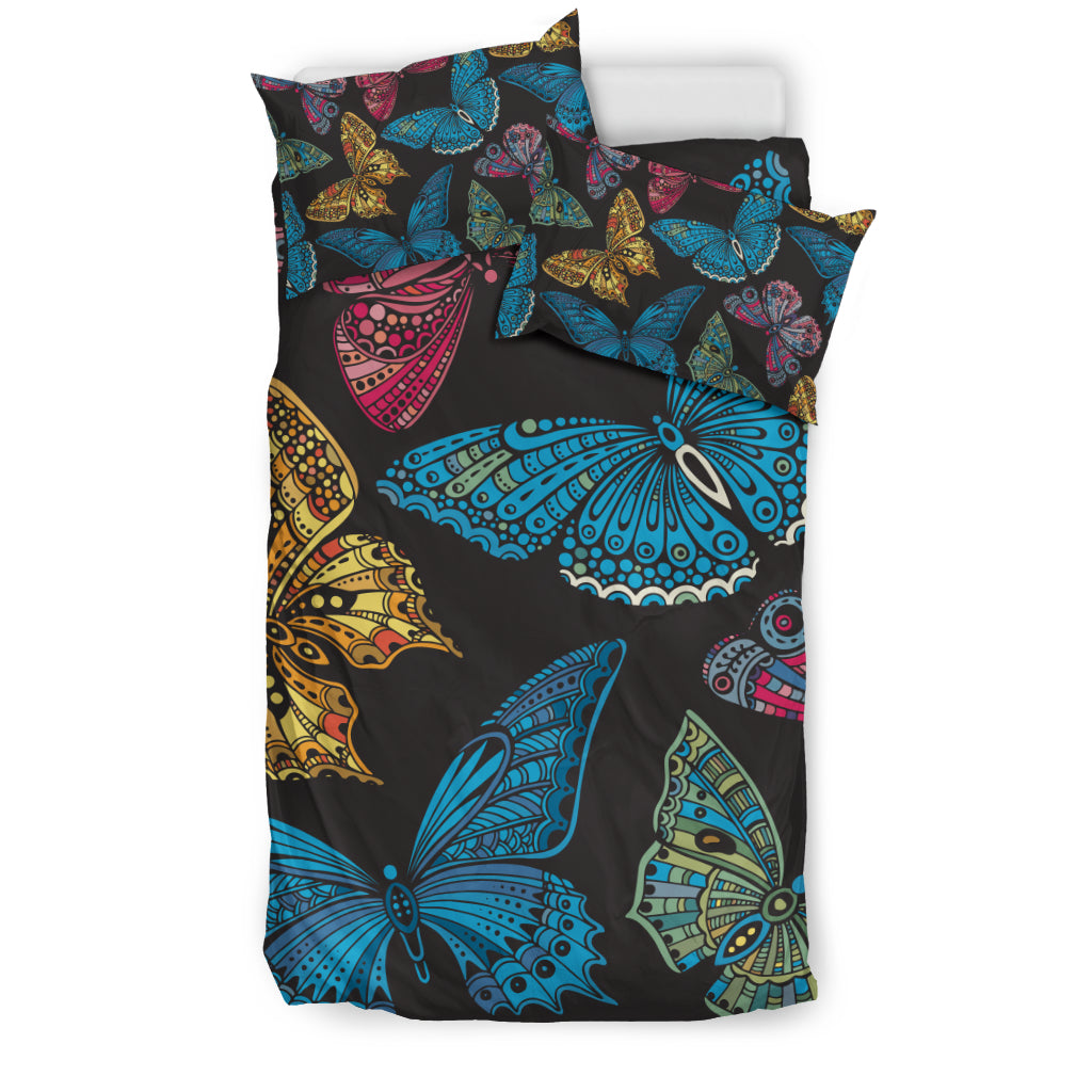 Colorful Butterflies Bedding Set