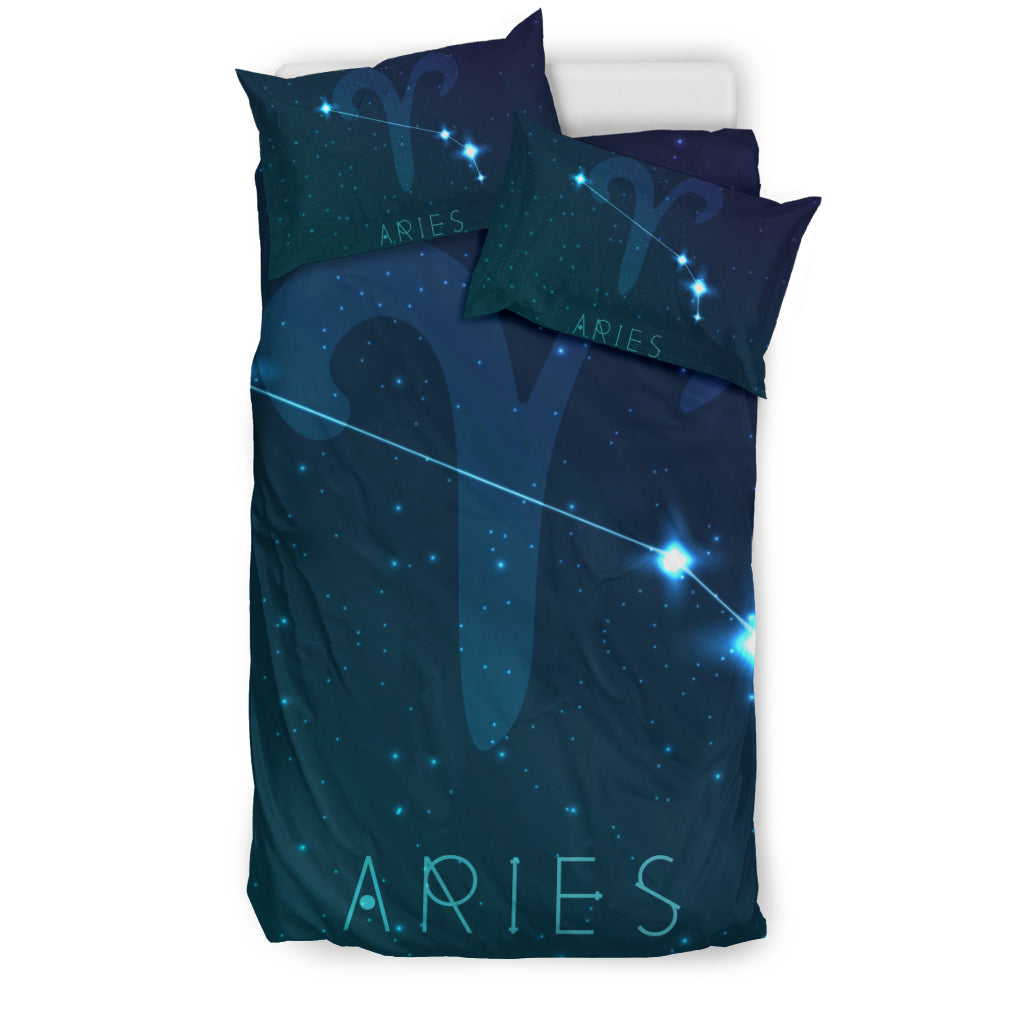 Aries Zodiac Bedding Set
