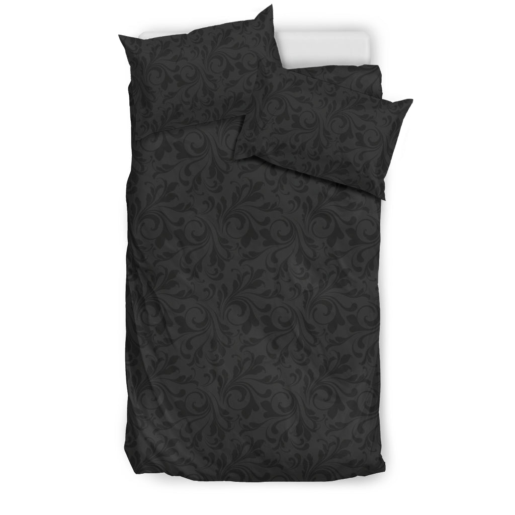 Dark Grey Decor Bedding Set