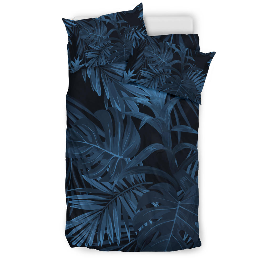 Dark Leaves Bedding Set