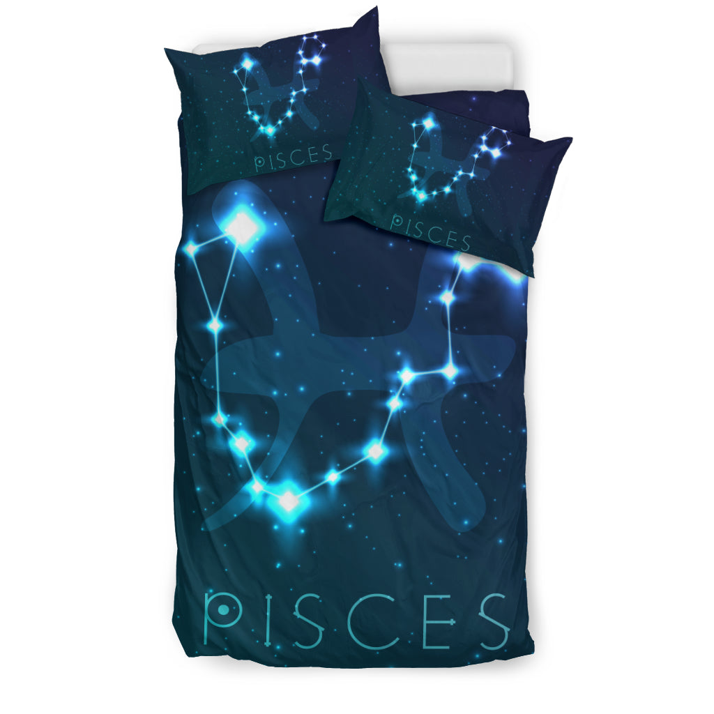 Pisces Zodiac Bedding Set