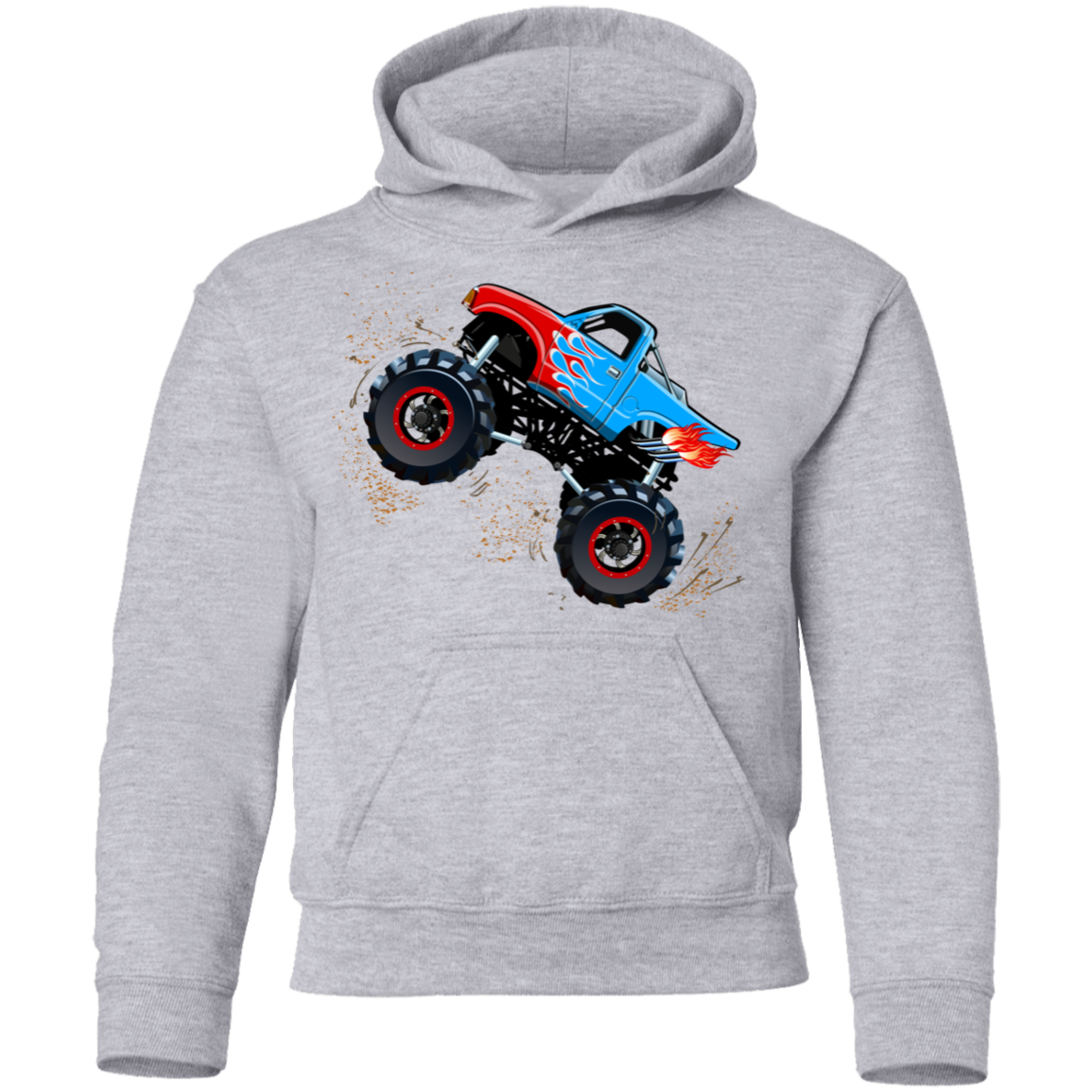 Monster Truck Kids Hoodie