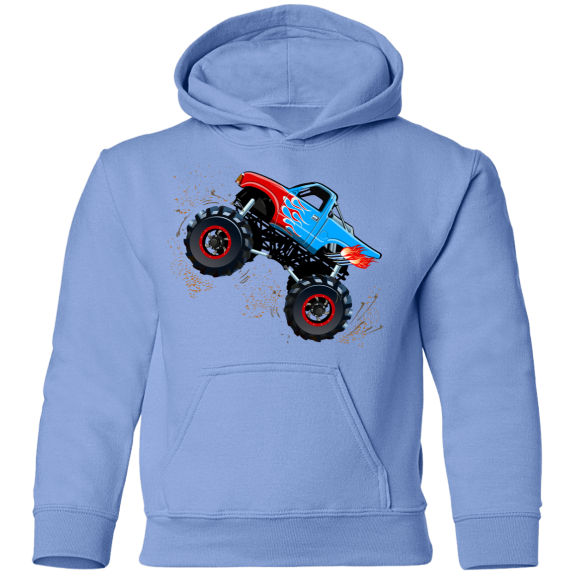 Monster Truck Kids Hoodie
