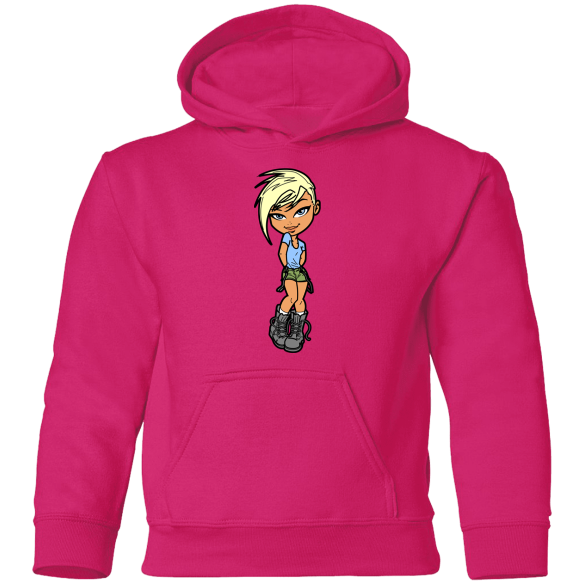 Cartoon Girl Kids Hoodie