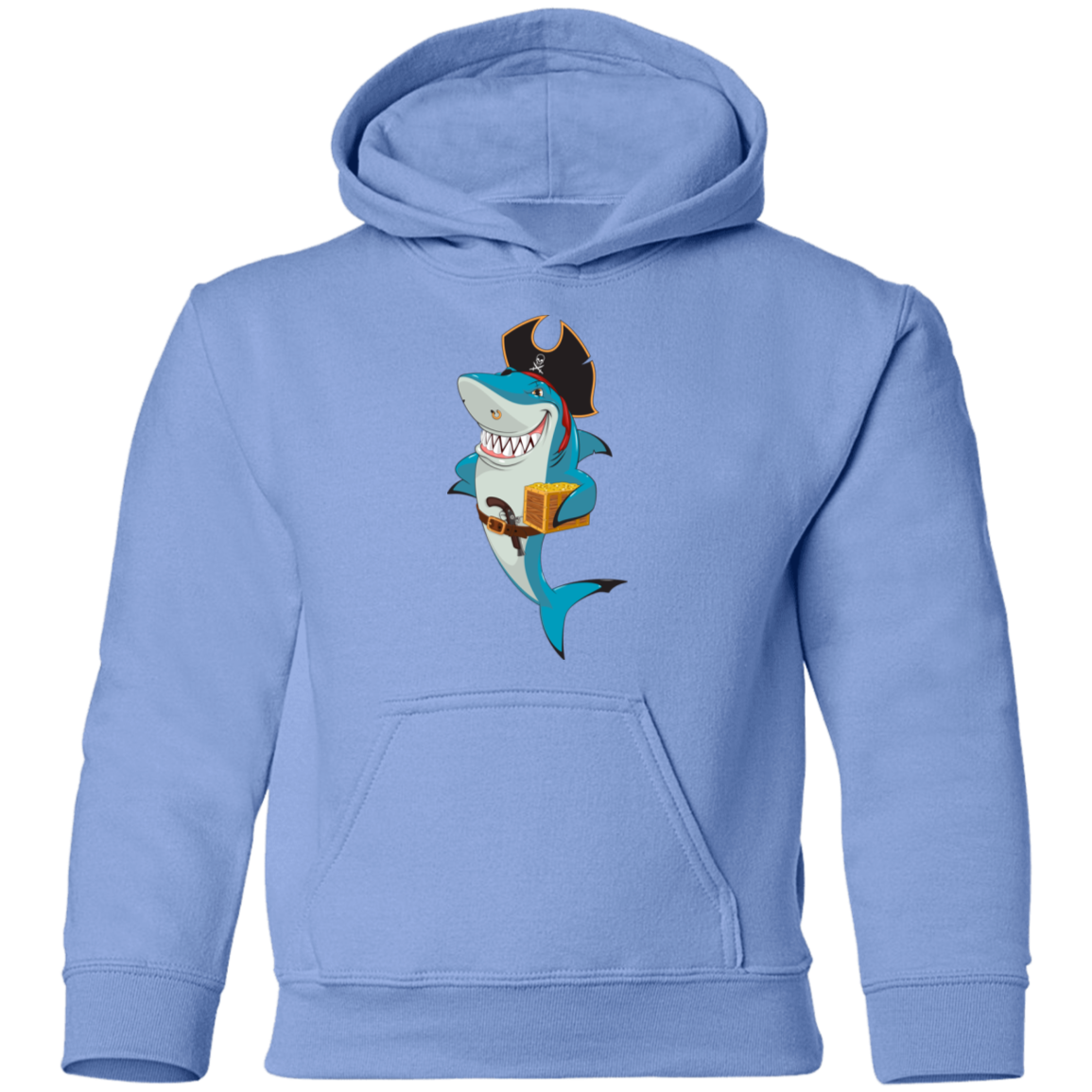 Pirate Shark Kids Hoodie