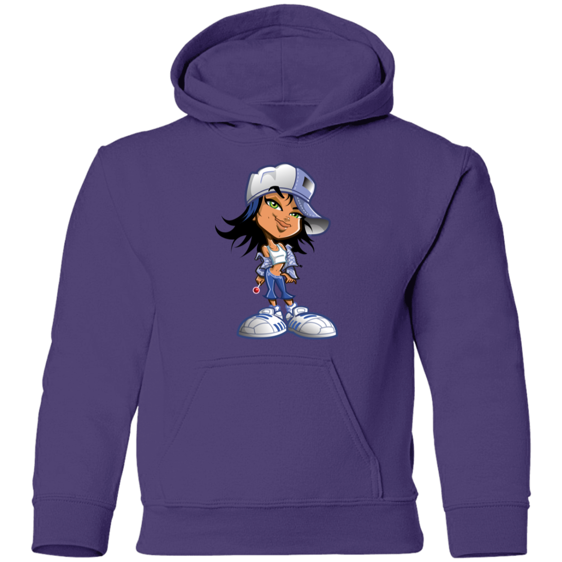 Cartoon Girl Kids Hoodie