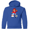 Soccer Boy Cartoon Kids Hoodie