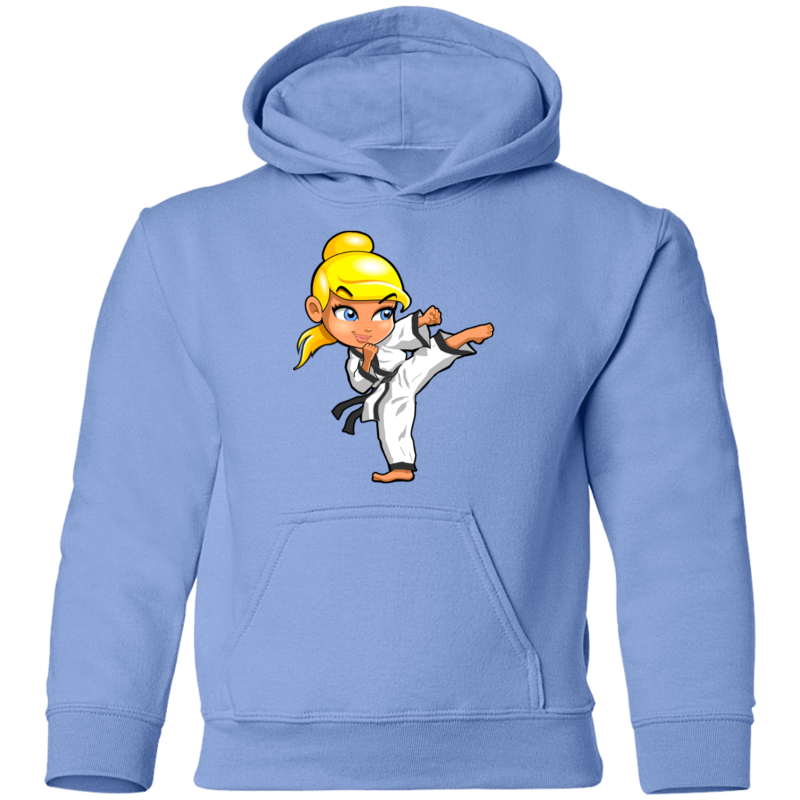 Karate Girl Kids Hoodie