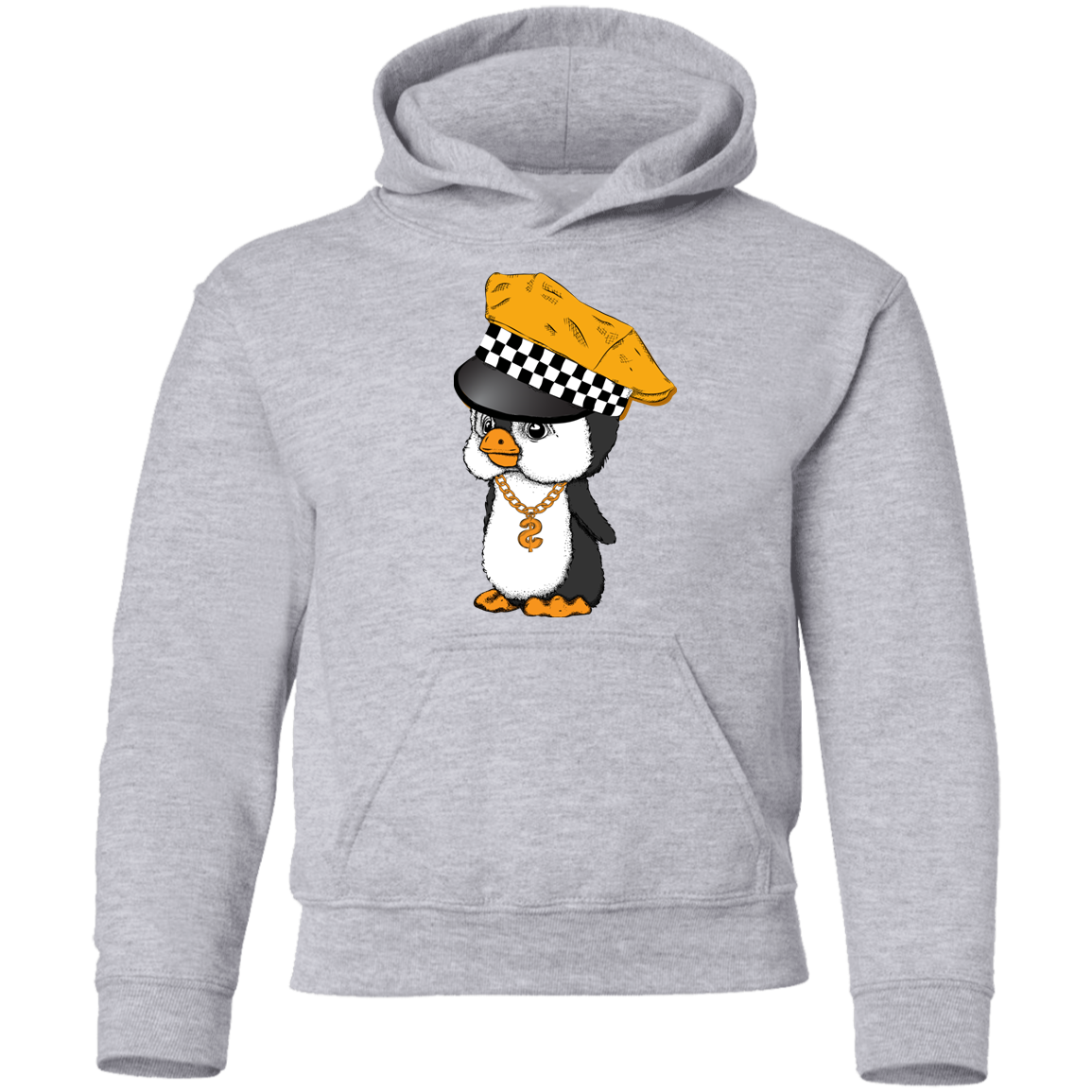 Taxi Penguin Kids Hoodie