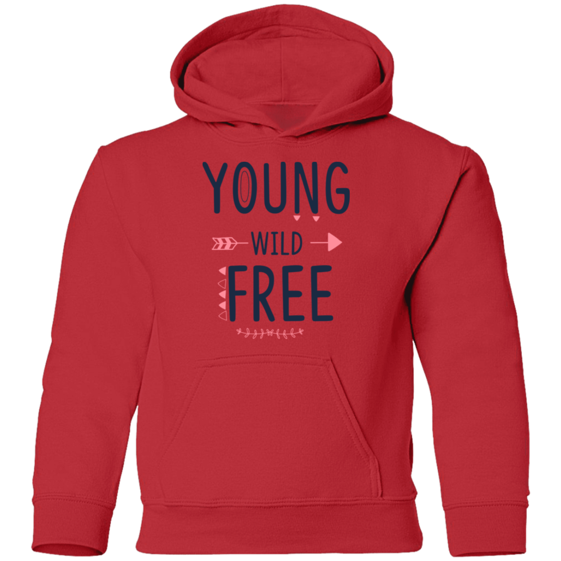 Young Wild & Free Kids Hoodie