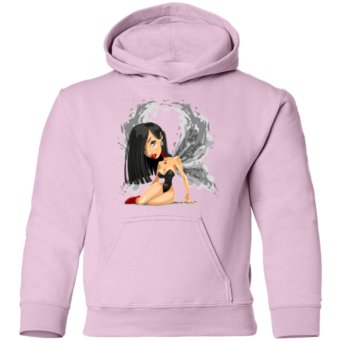 Angel Cartoon Girl Kids Hoodie