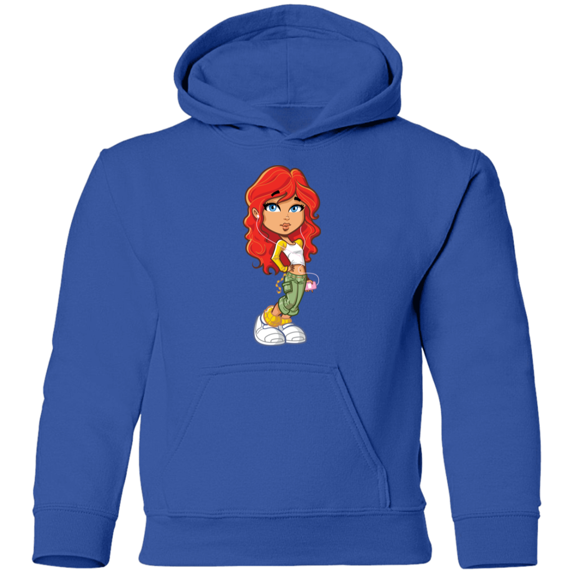 Cartoon Girl Kids Hoodie