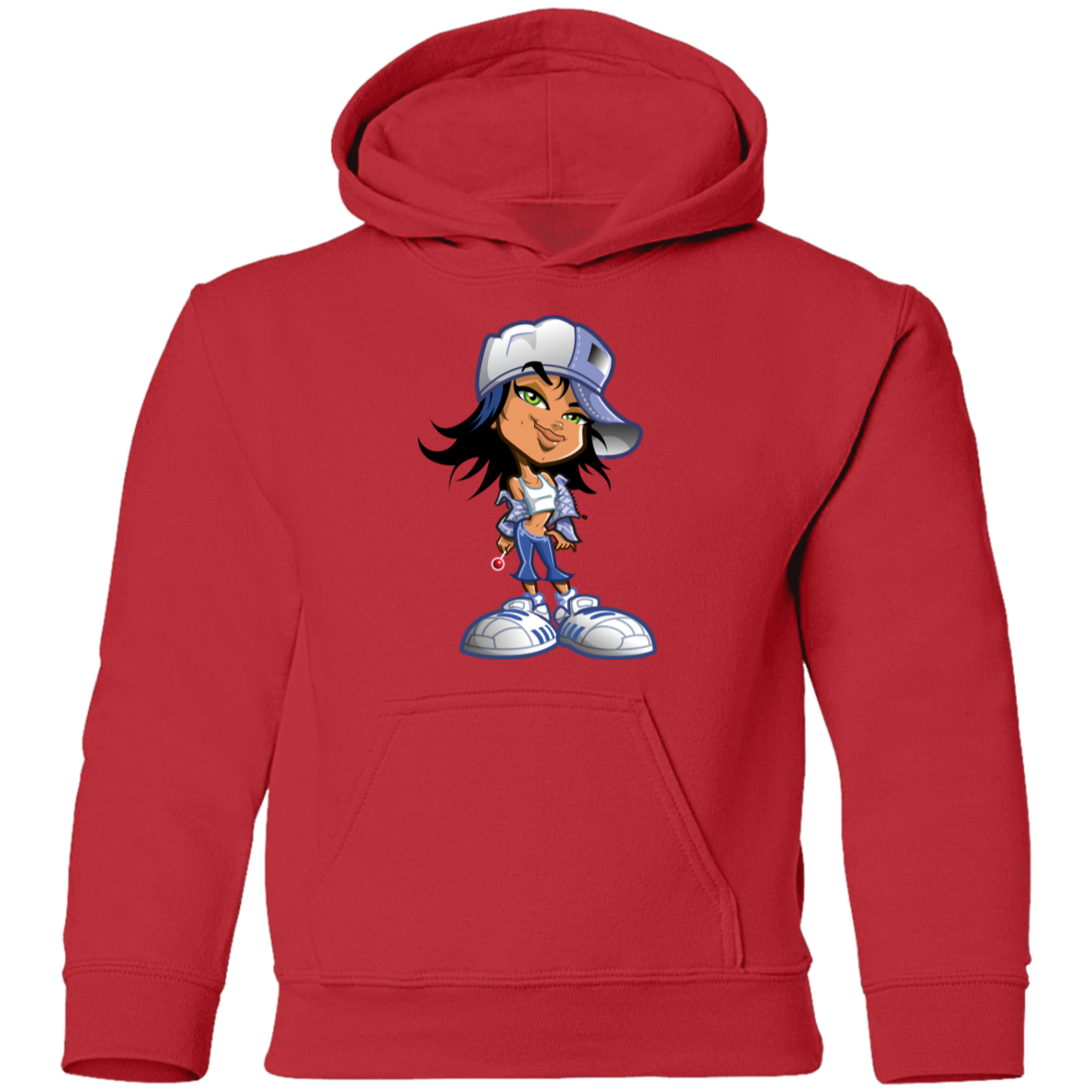 Cartoon Girl Kids Hoodie