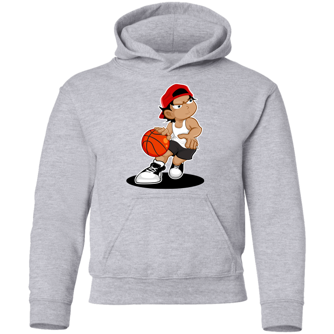 Basketball Cartoon Kids Hoodie