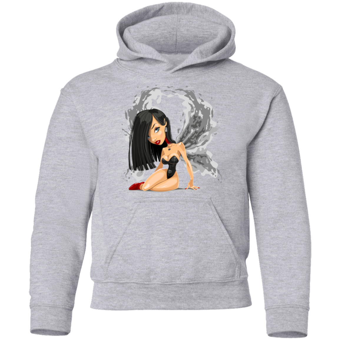Angel Cartoon Girl Kids Hoodie