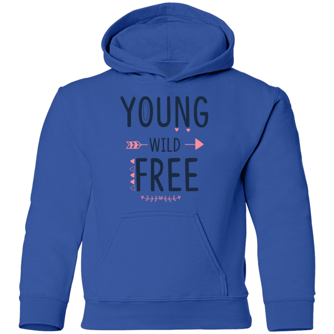 Young Wild & Free Kids Hoodie