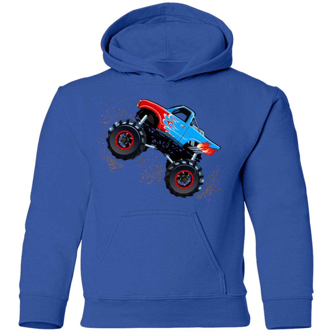 Monster Truck Kids Hoodie