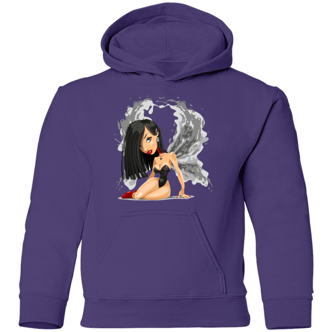 Angel Cartoon Girl Kids Hoodie