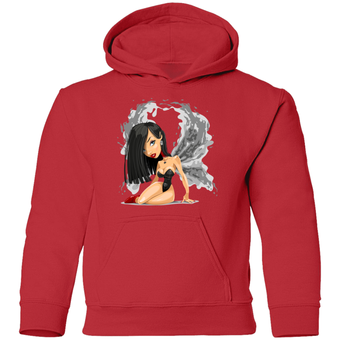 Angel Cartoon Girl Kids Hoodie