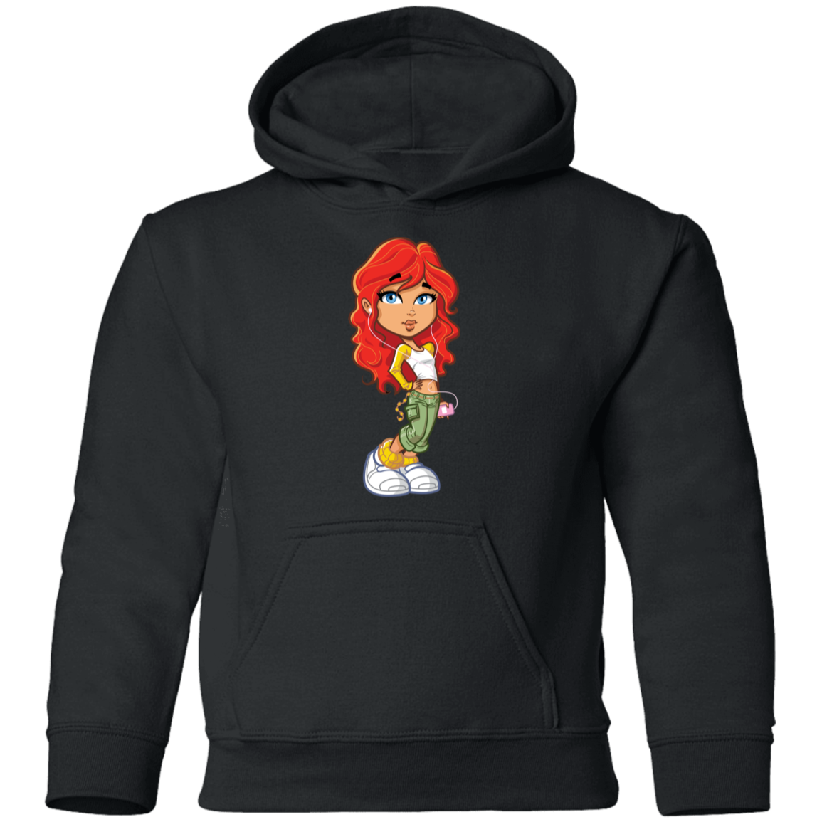 Cartoon Girl Kids Hoodie