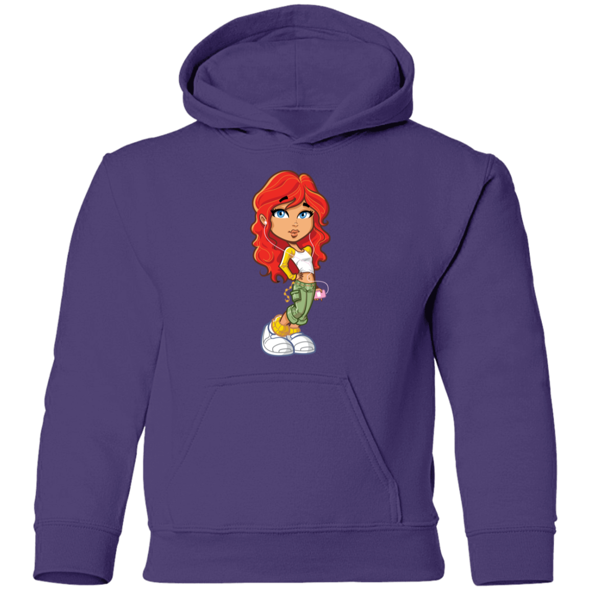 Cartoon Girl Kids Hoodie