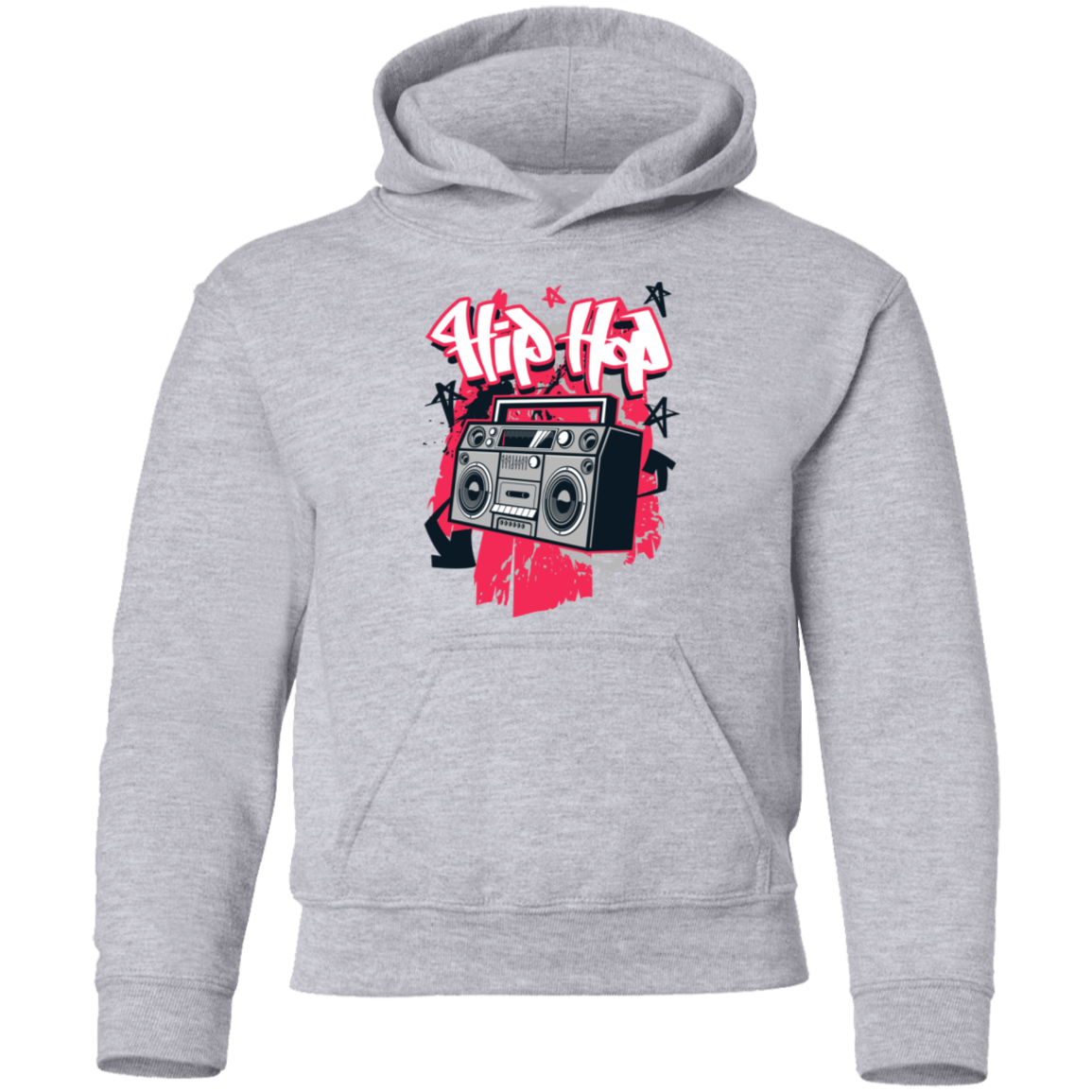 Hip Hop Boombox Kids Hoodie