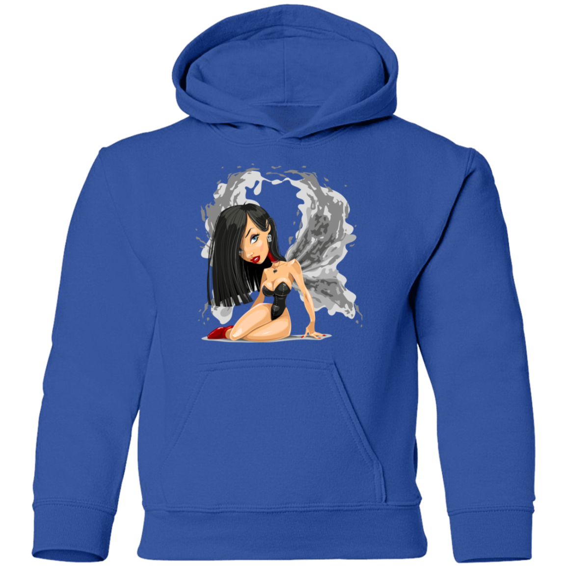 Angel Cartoon Girl Kids Hoodie