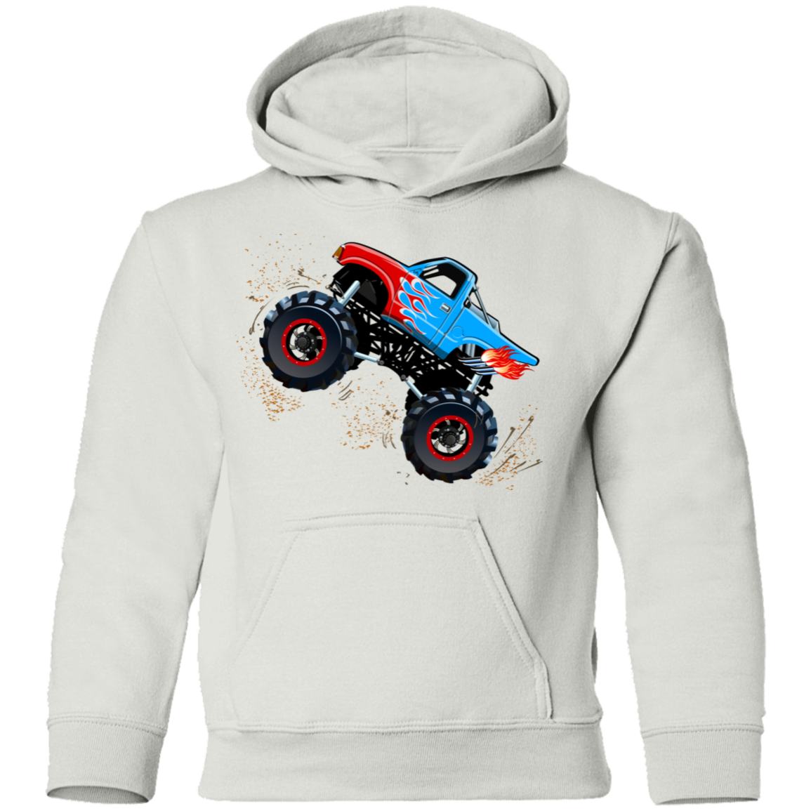 Monster Truck Kids Hoodie