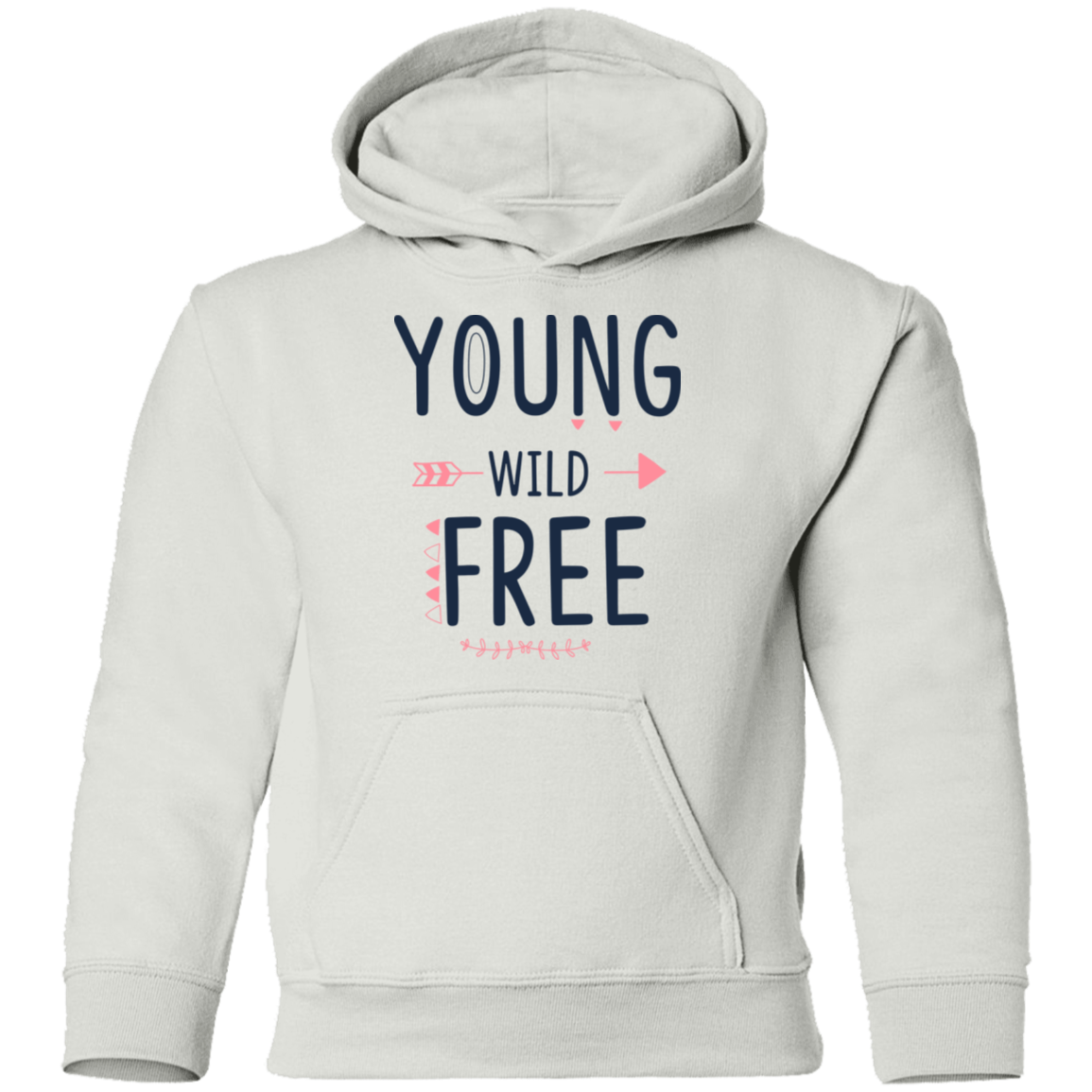 Young Wild & Free Kids Hoodie