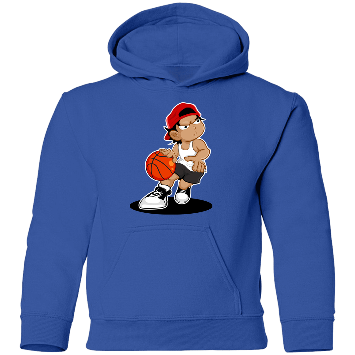 Basketball Cartoon Kids Hoodie