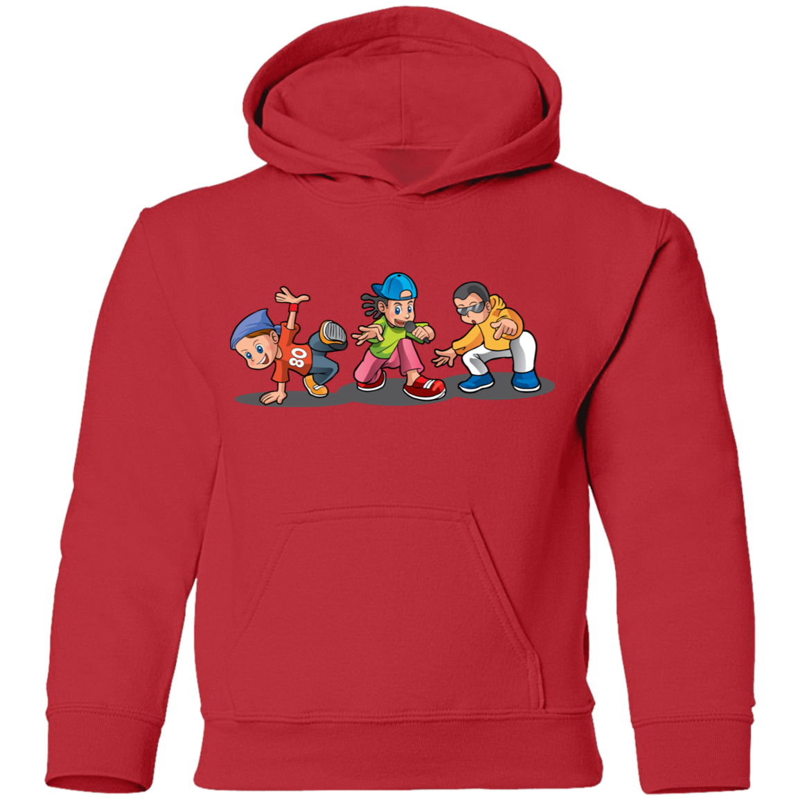 Hip Hop Cartoon Kids Hoodie