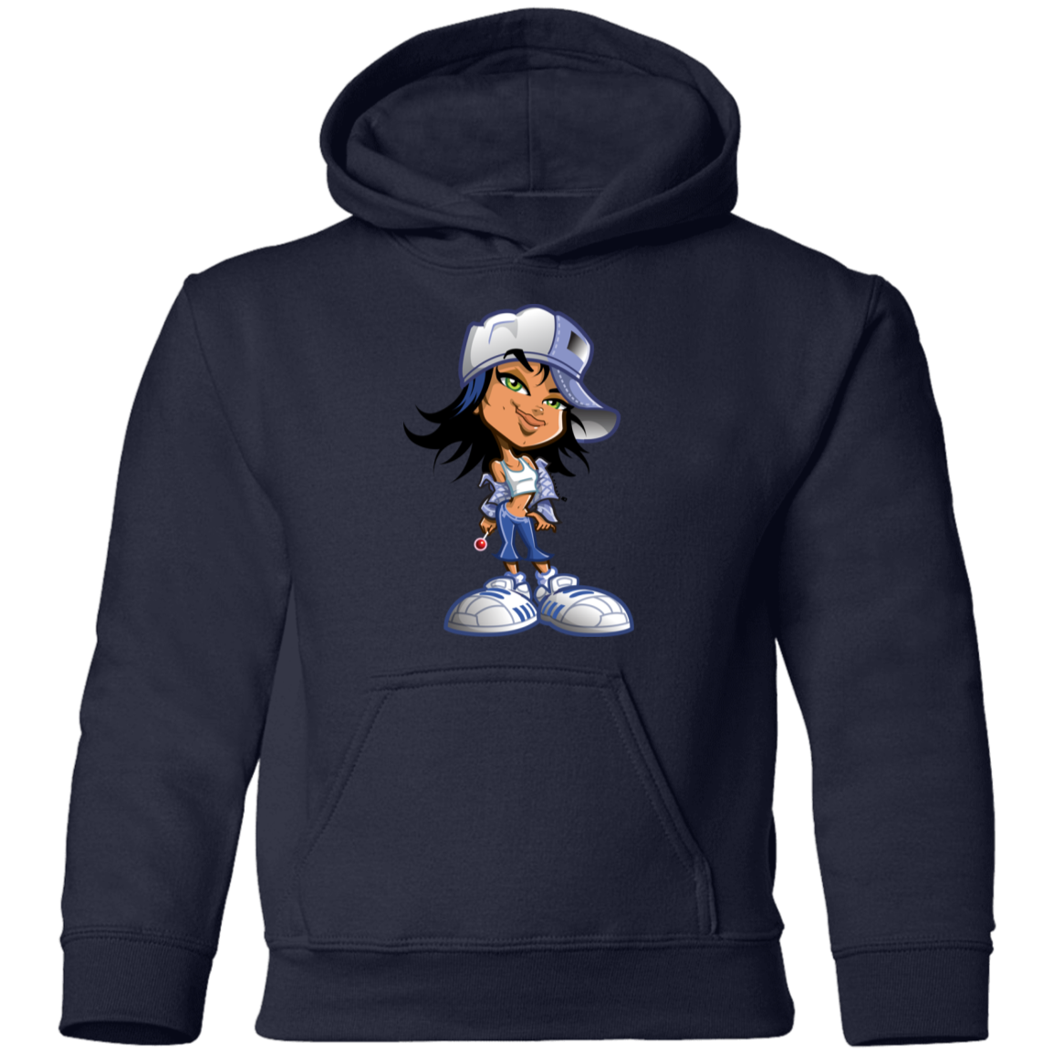 Cartoon Girl Kids Hoodie