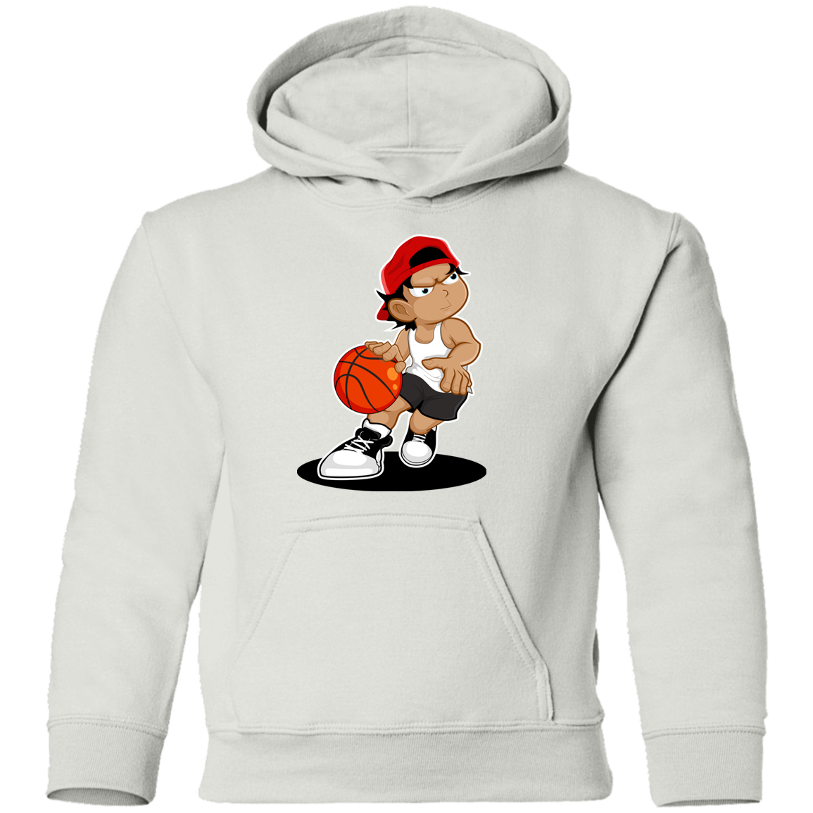 Basketball Cartoon Kids Hoodie