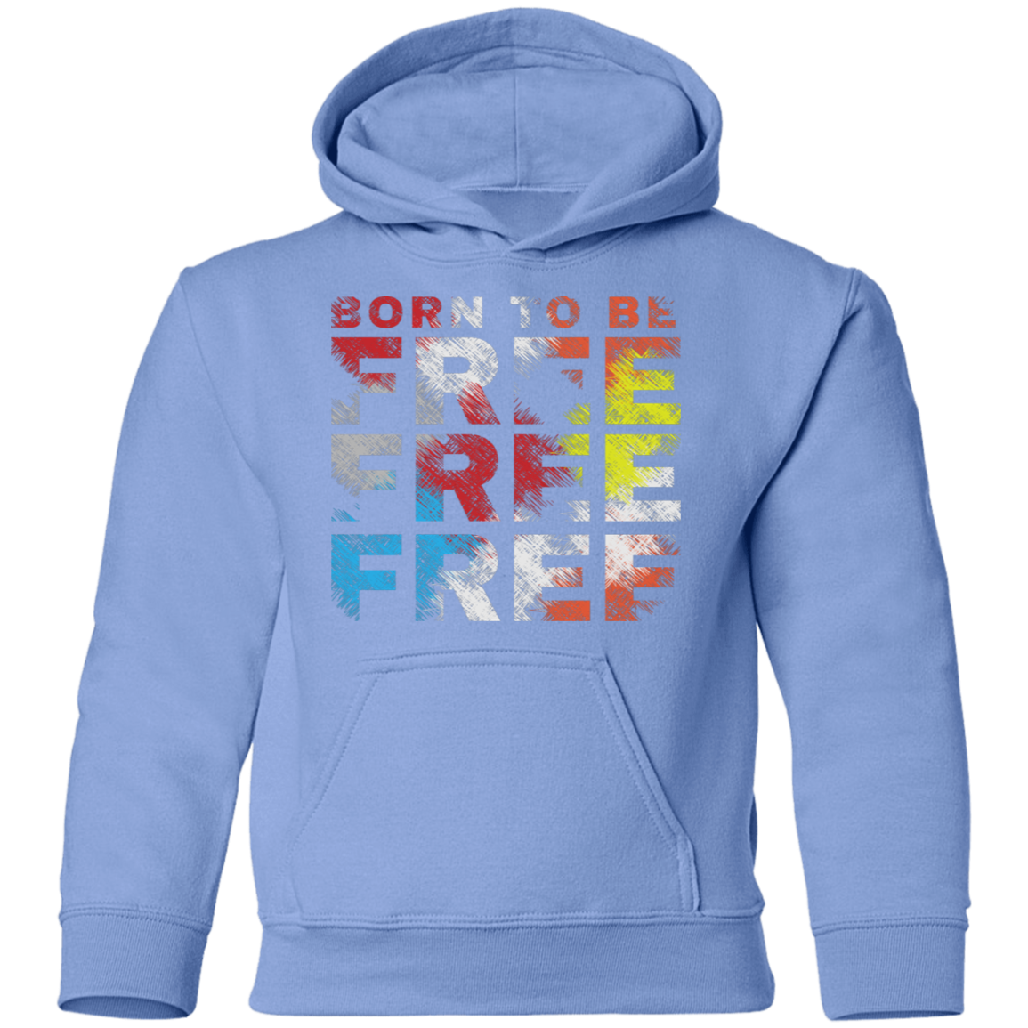 Born to Be Free Kids Hoodie