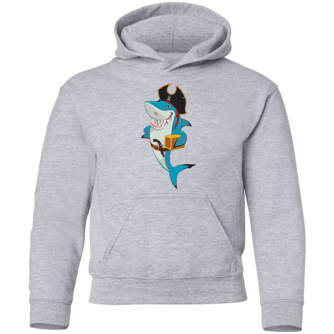 Pirate Shark Kids Hoodie