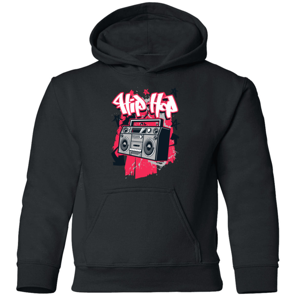 Hip Hop Boombox Kids Hoodie