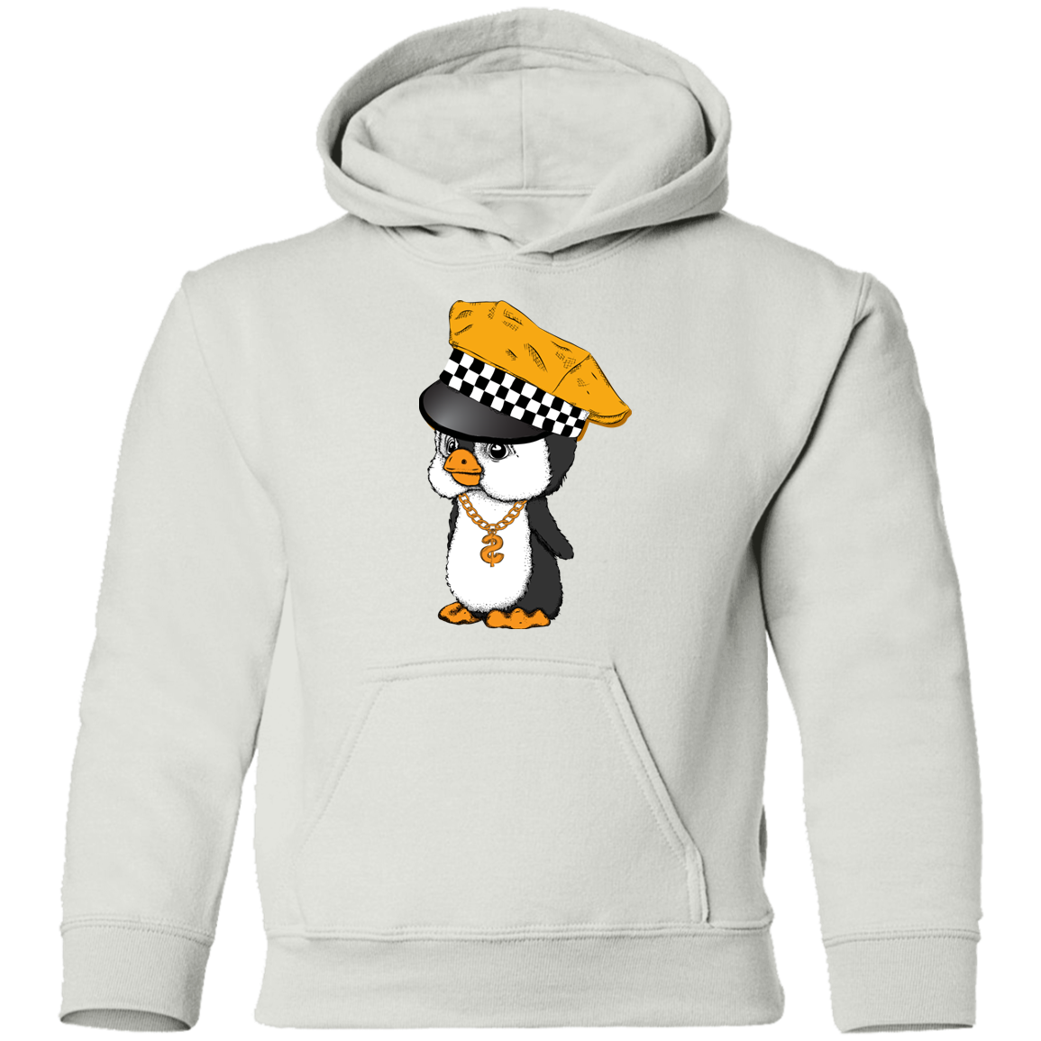Taxi Penguin Kids Hoodie