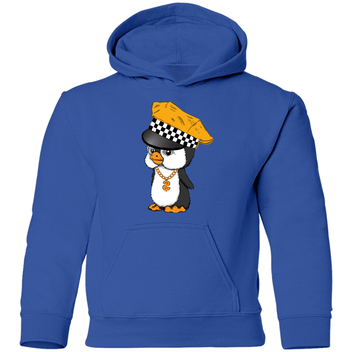 Taxi Penguin Kids Hoodie