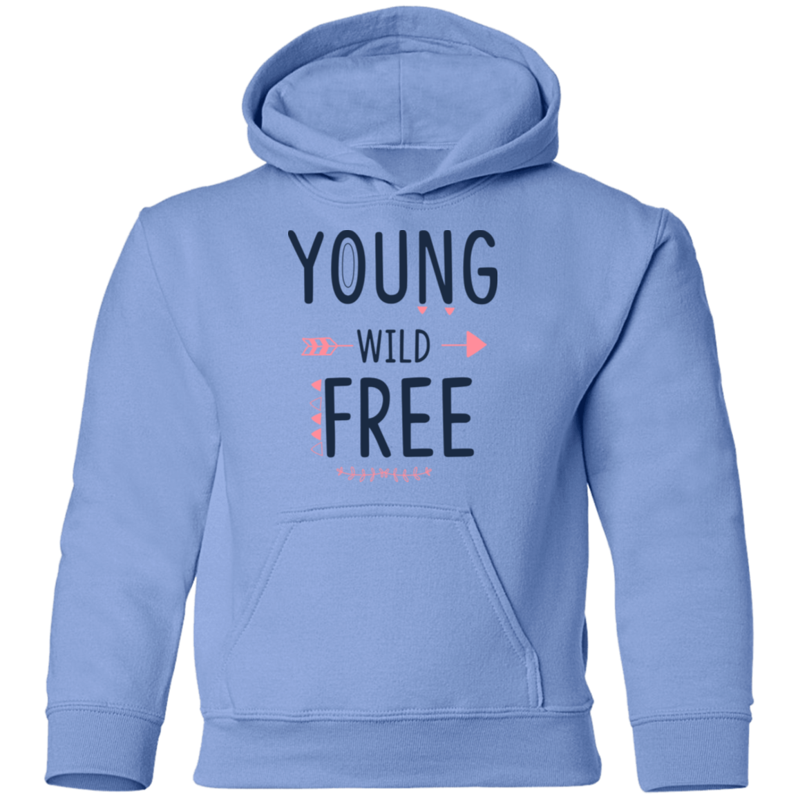 Young Wild & Free Kids Hoodie