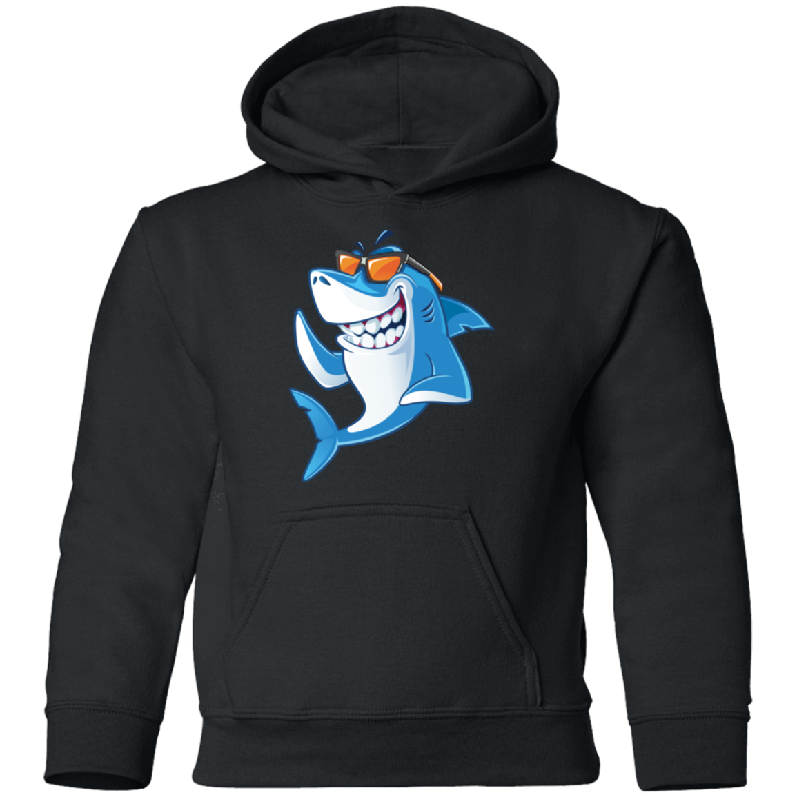 Shark Cartoon Kids Hoodie