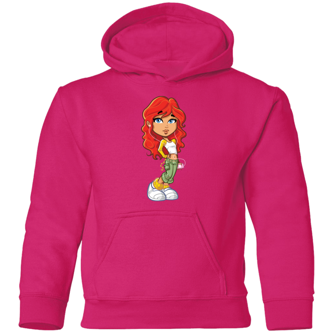Cartoon Girl Kids Hoodie