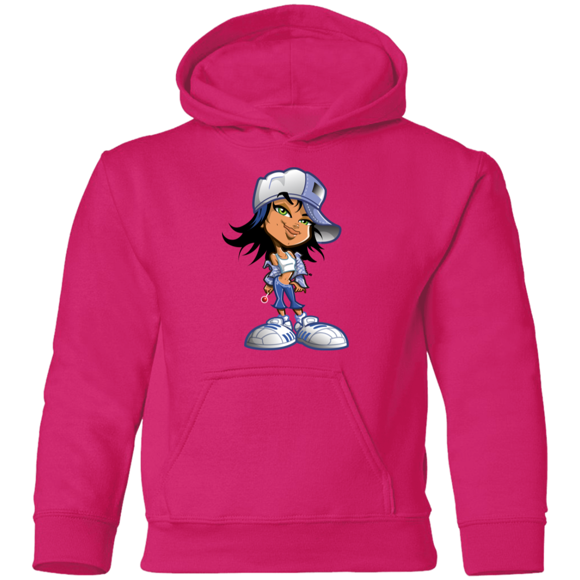 Cartoon Girl Kids Hoodie