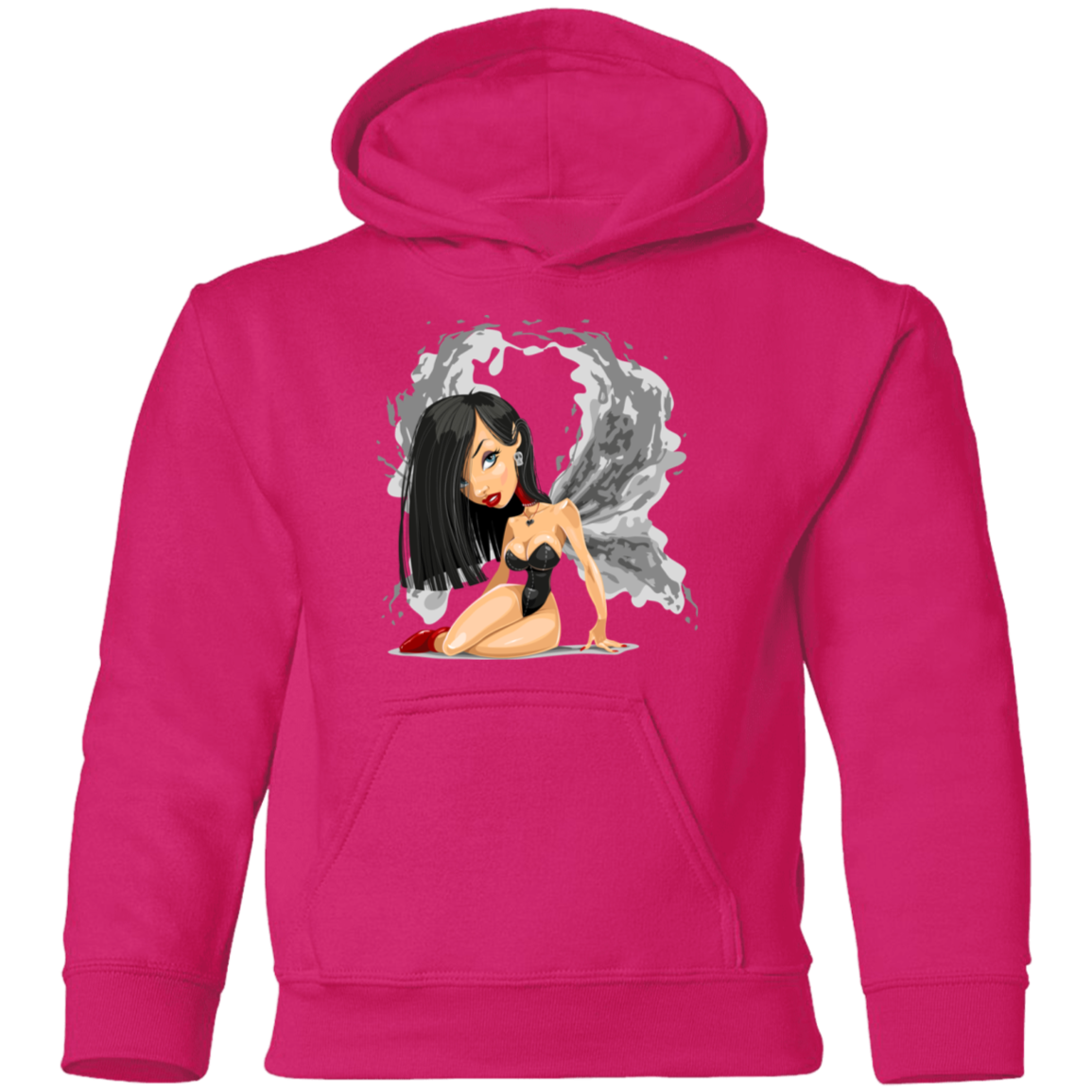 Angel Cartoon Girl Kids Hoodie