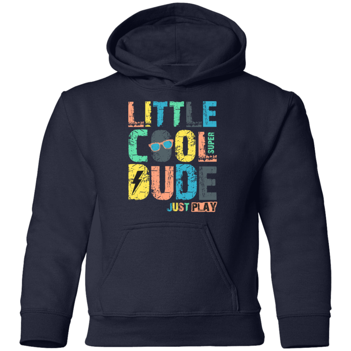Little Cool Dude Kids Hoodie