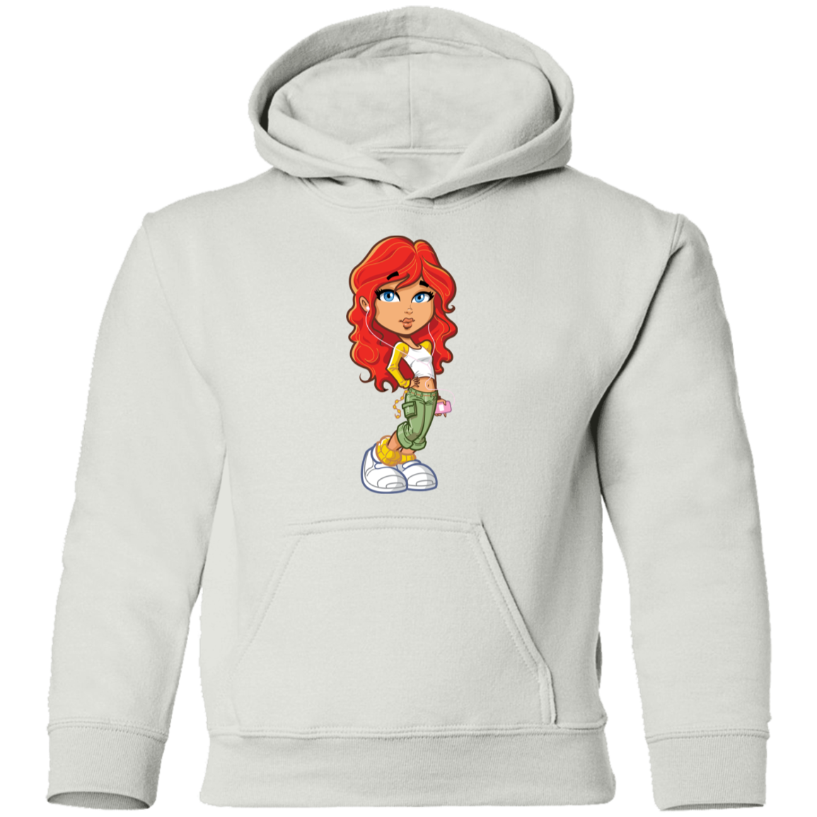 Cartoon Girl Kids Hoodie